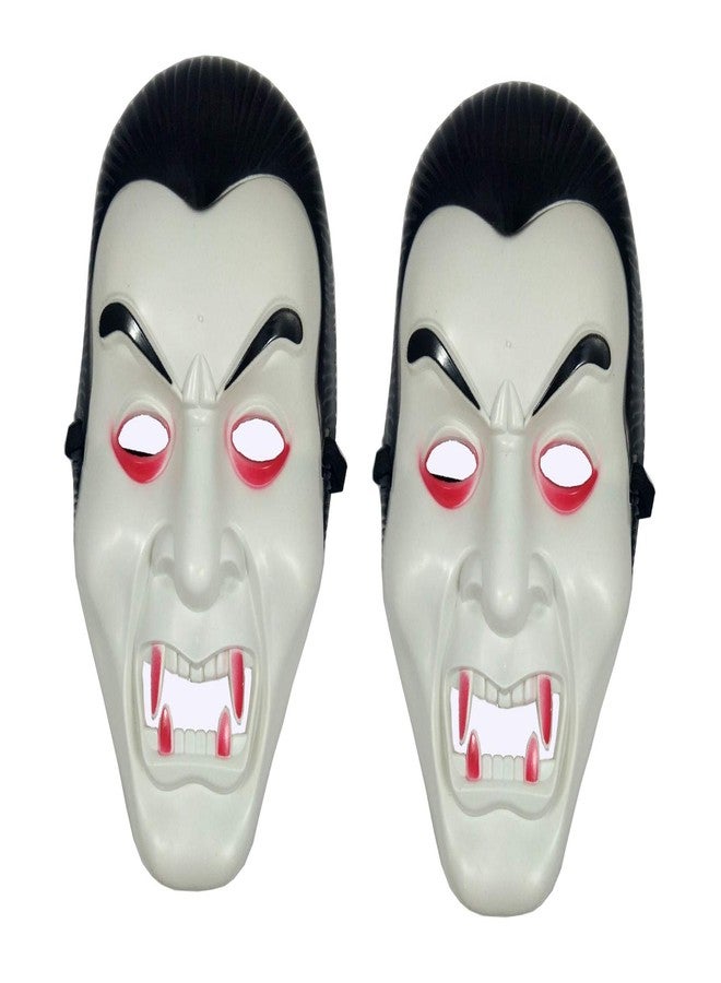 Evisha قناع وجه إيفيشا ديفيل فائق الجودة للحفلات، طقم من قطعتين - Image 1